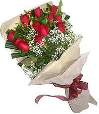 11 adet kirmizi güllerden özel buket  Eskişehir çiçek servisi , çiçekçi adresleri 