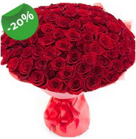 Özel mi Özel buket 101 adet kırmızı gül  Eskişehir İnternetten çiçek siparişi 