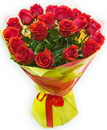 19 Adet kırmızı gül buketi  Eskişehir çiçek mağazası , çiçekçi adresleri 