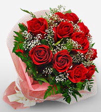 12 adet kırmızı güllerden kaliteli gül  Eskişehir çiçek mağazası , çiçekçi adresleri 