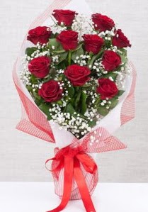 11 kırmızı gülden buket çiçeği  Eskişehir çiçek yolla , çiçek gönder , çiçekçi  
