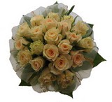 12 adet sari güllerden buket   Eskişehir online çiçekçi , çiçek siparişi 