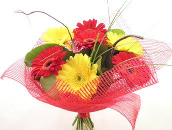 9 adet gerbera çiçeklerinden buket  Eskişehir online çiçek gönderme sipariş 