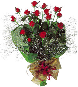 11 adet kirmizi gül buketi özel hediyelik  Eskişehir 14 şubat sevgililer günü çiçek 