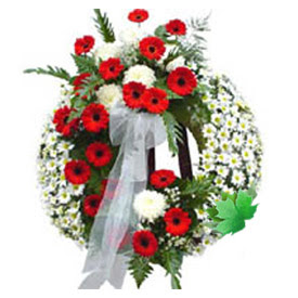 Cenaze çelengi cenaze çiçek modeli  Eskişehir online çiçekçi , çiçek siparişi 