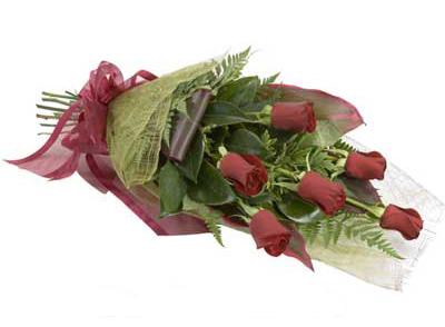 ucuz çiçek siparisi 6 adet kirmizi gül buket  Eskişehir anneler günü çiçek yolla 