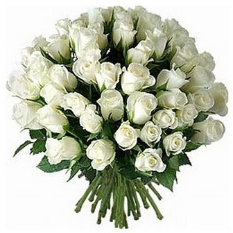  Eskişehir çiçek gönderme  33 adet beyaz gül buketi