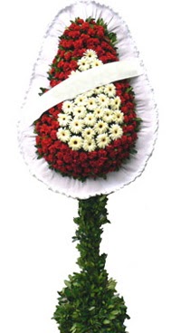 Çift katlı düğün nikah açılış çiçek modeli  Eskişehir çiçek siparişi sitesi 