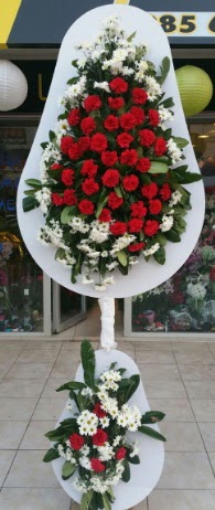 2 katlı nikah çiçeği düğün çiçeği  Eskişehir internetten çiçek siparişi 