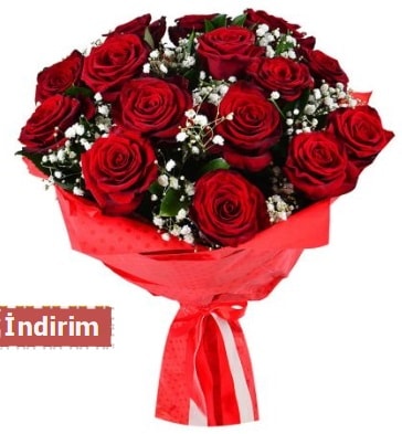 12 Adet kırmızı aşk gülleri  Eskişehir online çiçek gönderme sipariş 